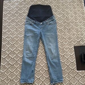 Abercrombie The Ankle Straight maternity jeans